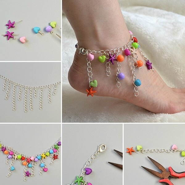 600-Pandahall-Original-Project--How-to-Make-Easy-Tassel-Chain-Anklet-with-Colorful-Beads