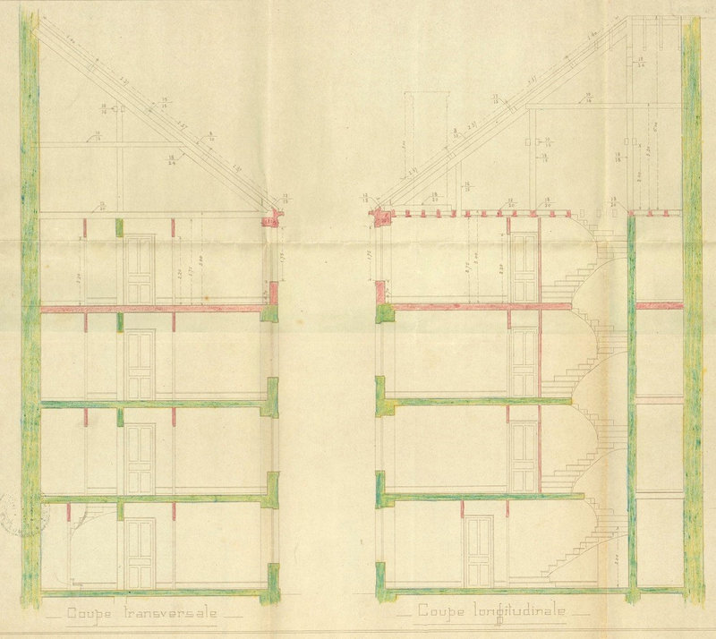 Plan restauration immeuble J Legrez Extérieur R