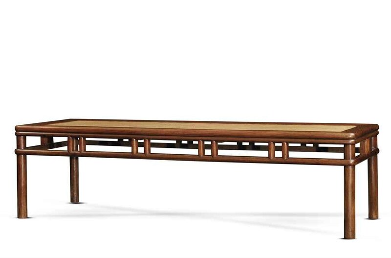 A rare huanghuali waistless daybed, ta, late Ming dynasty, 17th century 