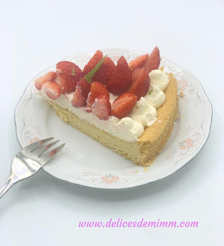 Tarte aux fraises sur sablé breton 4