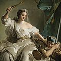 Jean-Marc Nattier (Paris 1685 - 1766), La Justice châtiant l’<b>Injustice</b>, dit Madame Adélaïde sous les traits de la Justice
