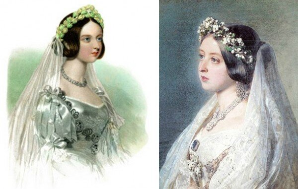 robes de mariée avant que la Reine Victoria