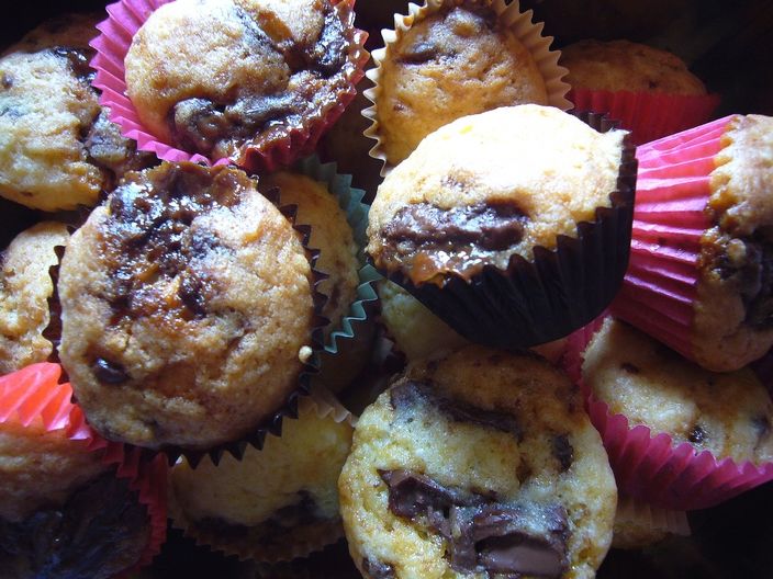 muffins caramel chocolat au lait