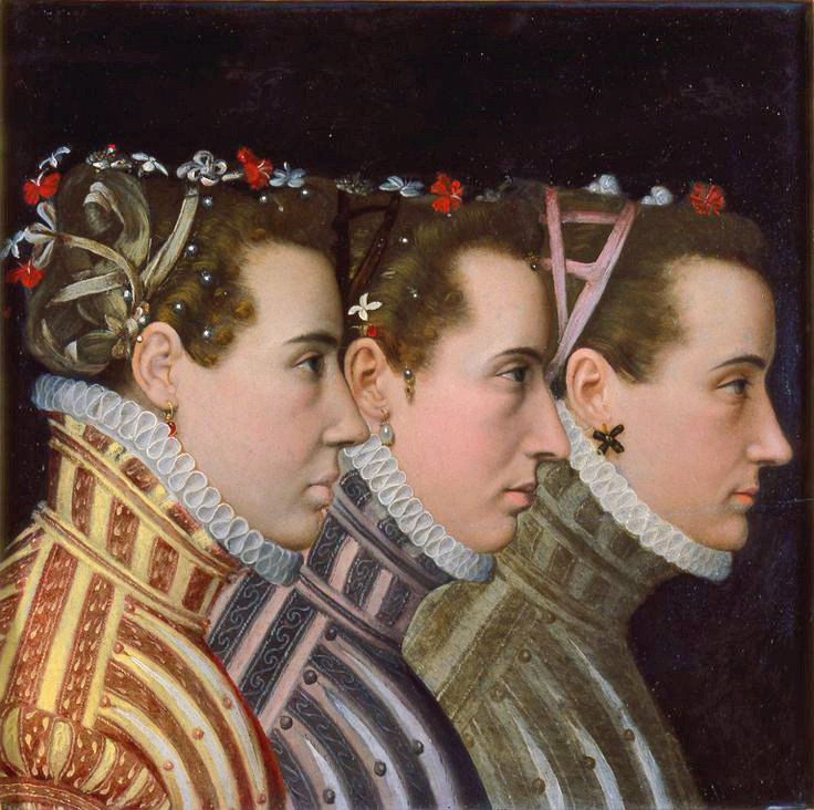 1:“Triple Portrait of Minions” of Henri III by Lucas de Heere, ca