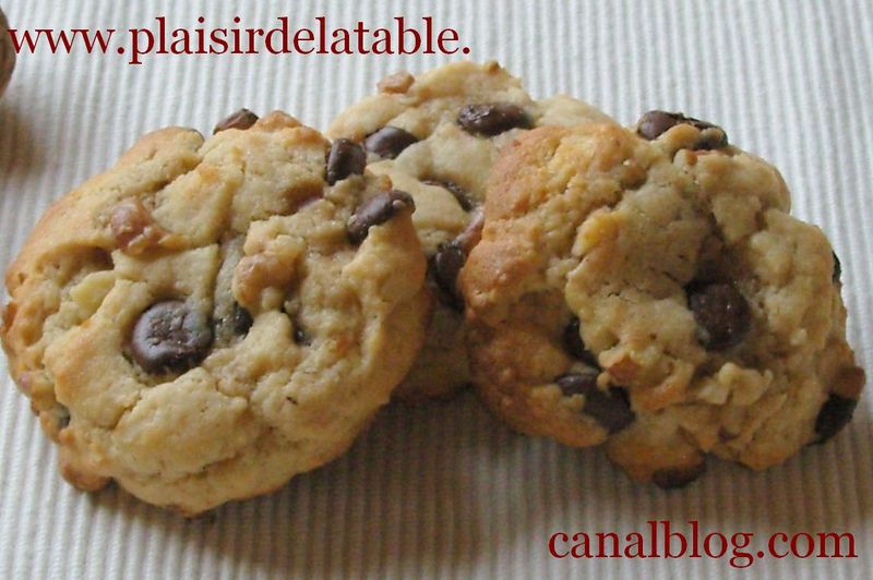 Cookies pépites chocolat et noix