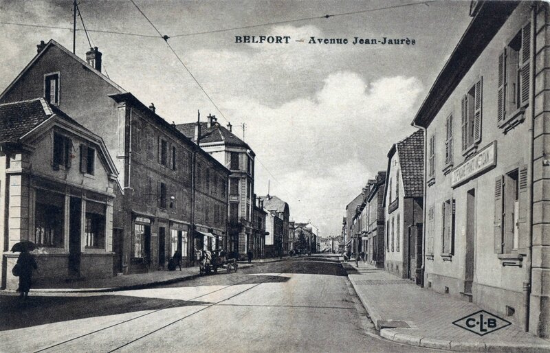 Belfort CPA Av J Jaurès 1921-30 R1