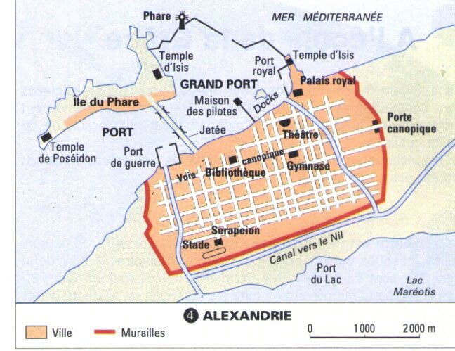 Alexandrie-egypte-ancienne-plan-d-Alexanrie-bibliotheque