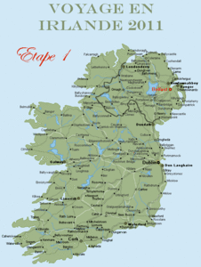 Carte d'irlande gloewen scrat - Etape 1