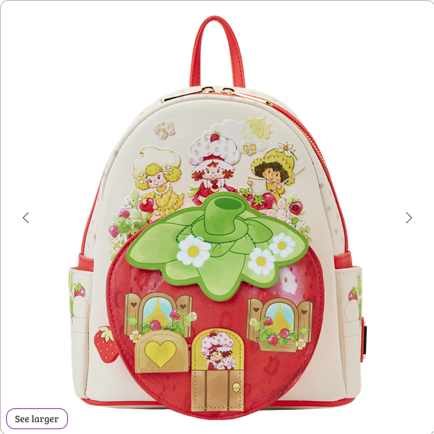 Screenshot 2023-04-18 at 18-28-44 In stock - STRAWBERRY SHORTCAKE STRAWBERRY HOUSE MINI BACKPACK Loungefly