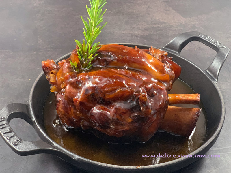 Jambonneau fumé confit au miel 2