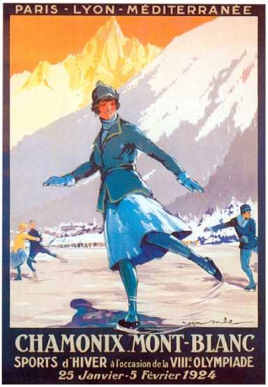 JO 1924 Chamonix Affiche 02