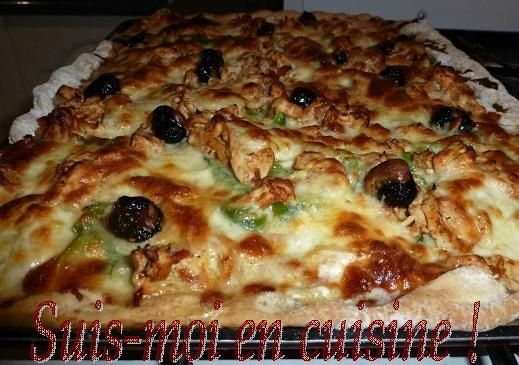 Pizza POulet Massalé 18