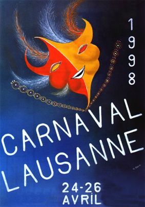 Carnaval Affiche Lauzanne 1998