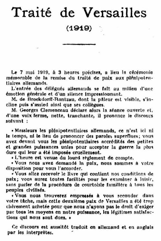 Receuil traité de Versailles1