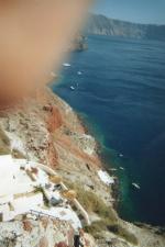 Photo Vue plongée vers la mer dans les Cyclades (original)