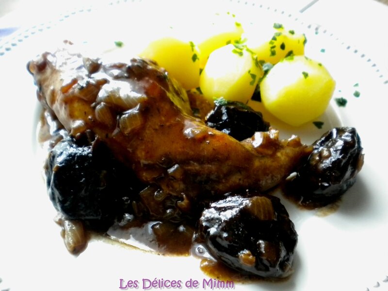 Cuisses de lapin aux pruneaux et à la bière 4