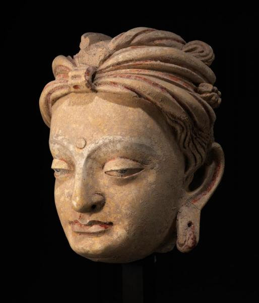 【gandhara】 Gandharan Stucco Head of the Buddha, 4th Century CE - 5th