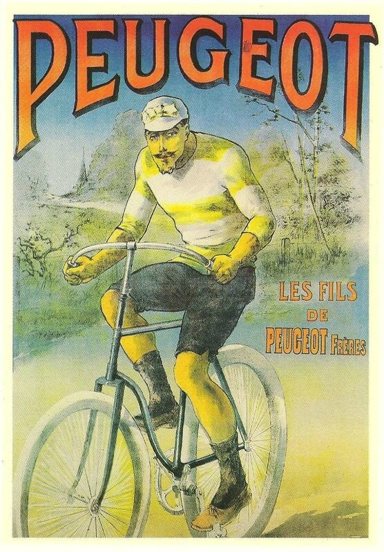 CPM Pub bicyclette Peugeot