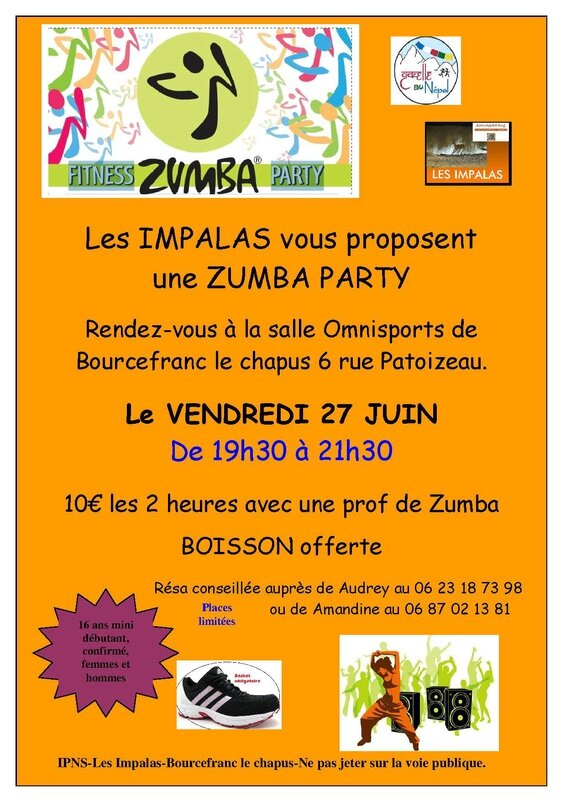 AFFICHE zumba party