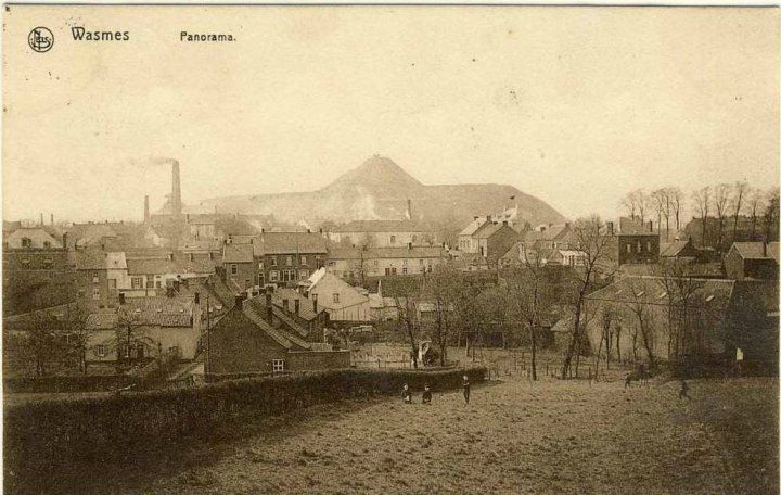Wasmes - panorama avec terril