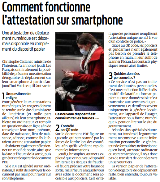 2020 04 06 SO Comment fonctionne l'attestation sur smartphone