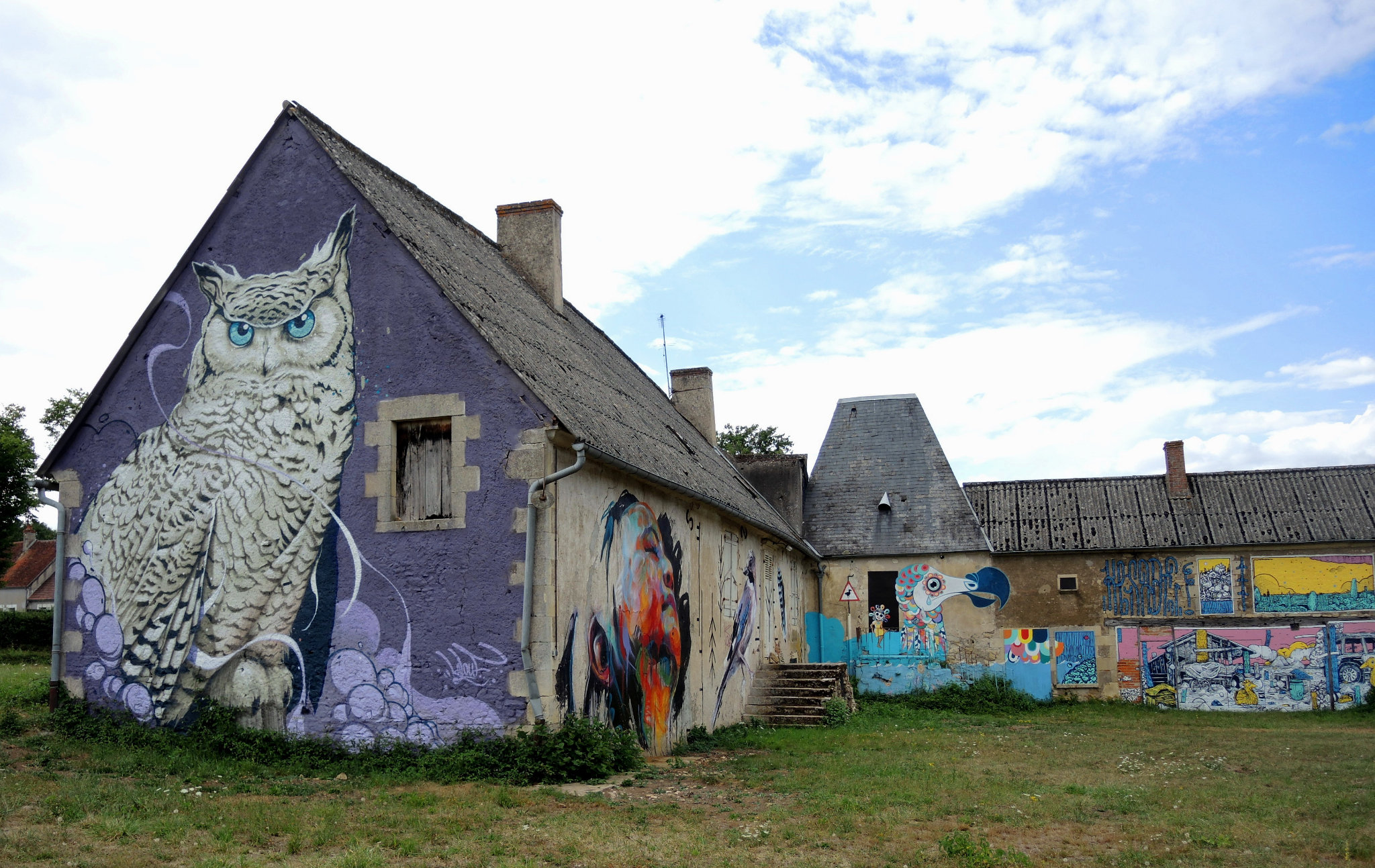 Murlin, grange et fresques, cours