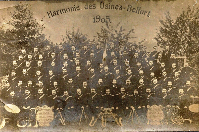 Belfort 1905 CPA Harmonie Usines