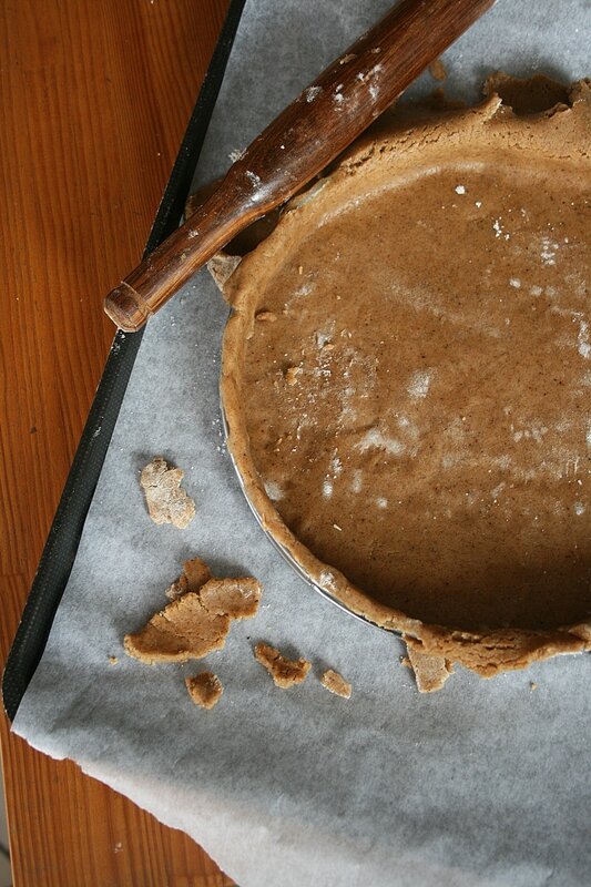 Tarte pain d'épices chocolat framboise 4