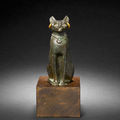 Two Thousand Year Old Cat Still Looks Cool in Gold Earrings at Bonhams' Sale of Antiquities 