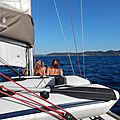 Croisière en <b>voilier</b> sur la Côte d'Azur du 16 au 24 août 2014