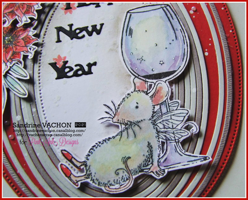 Sandrine VACHON carte souris Happy New Year Pink Ink Designs (3)