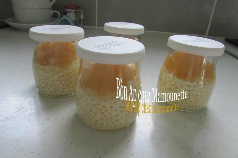 perles du Japon à la confiote de poires du verger 025-