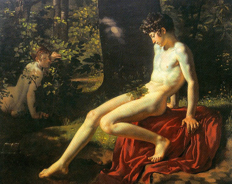 2:Alphonse Gaudar de La Verdine, Narcisse se mirant dans l'eau 1801