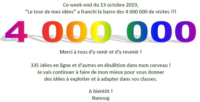 4 millions de visites