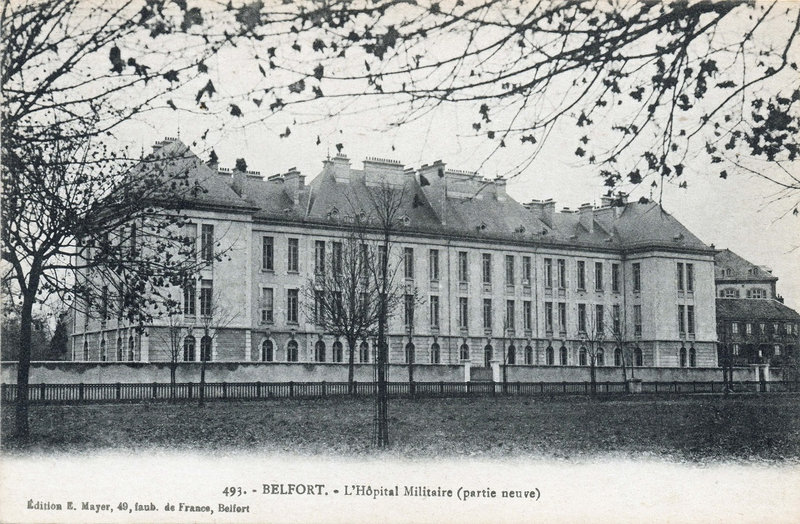 CPA Belfort Hôpital miltaire 1914-20