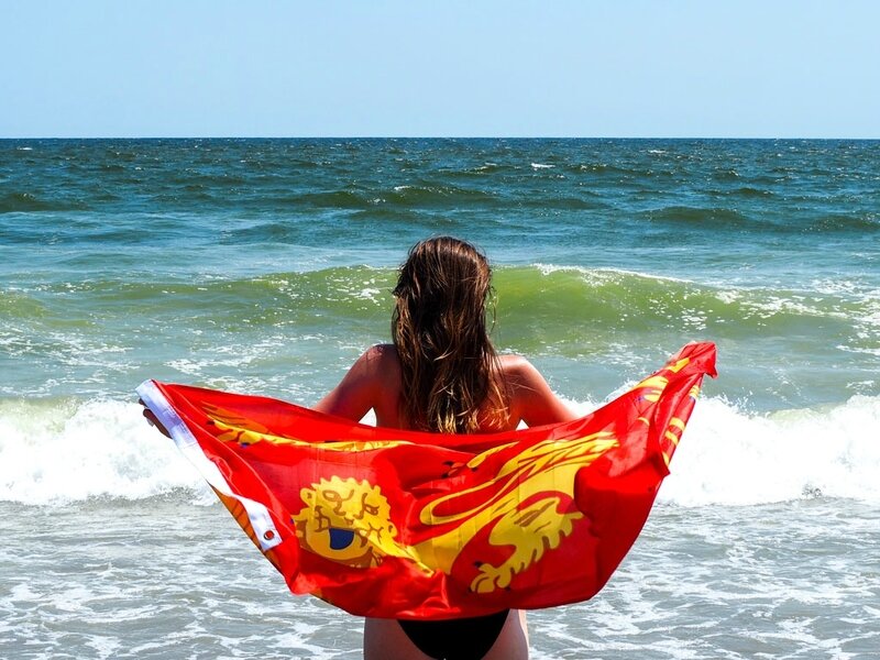 rockaway-beach-norman-flag