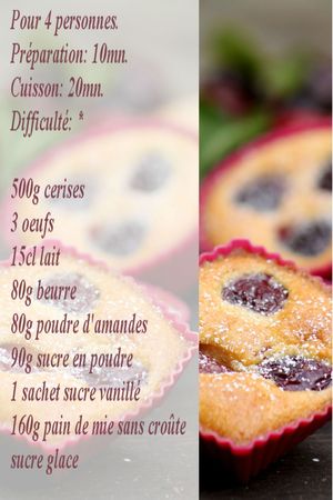 recette clafoutis cerises