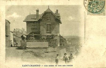 rue Sibert et rue des Forges avant 1908