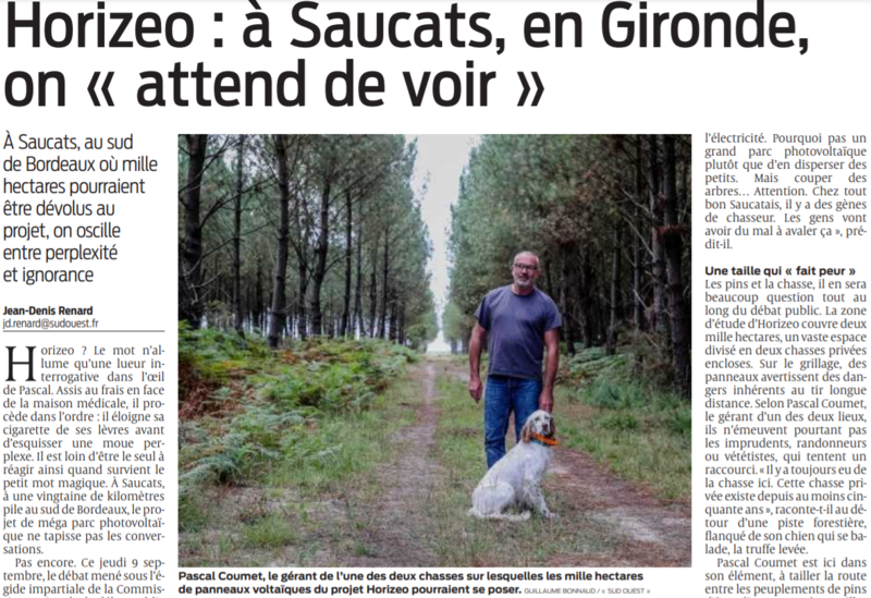 2021 09 09 SO Horizeo à Saucats en Gironde on attend de voir