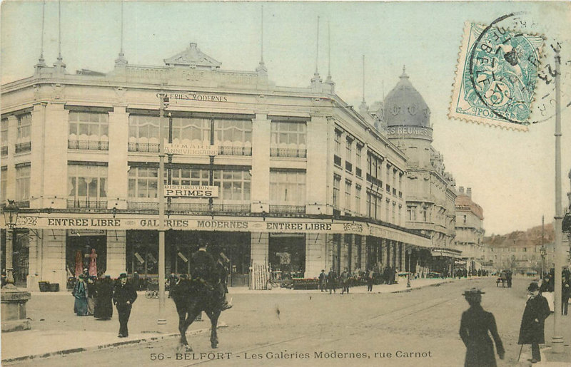 Belfort CPA Galeries Modernes R