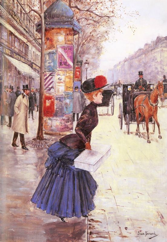 Jean_Béraud_Jeune_femme_traversant_le_boulevard