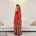 <b>Caftan</b> sari <b>indien</b> rouge 2014