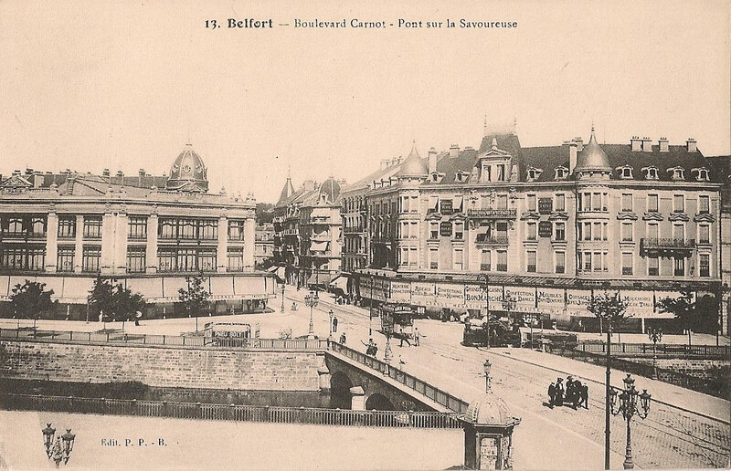 Belfort CPA Pont Carnot Bld Carnot Avec pont Stratégique