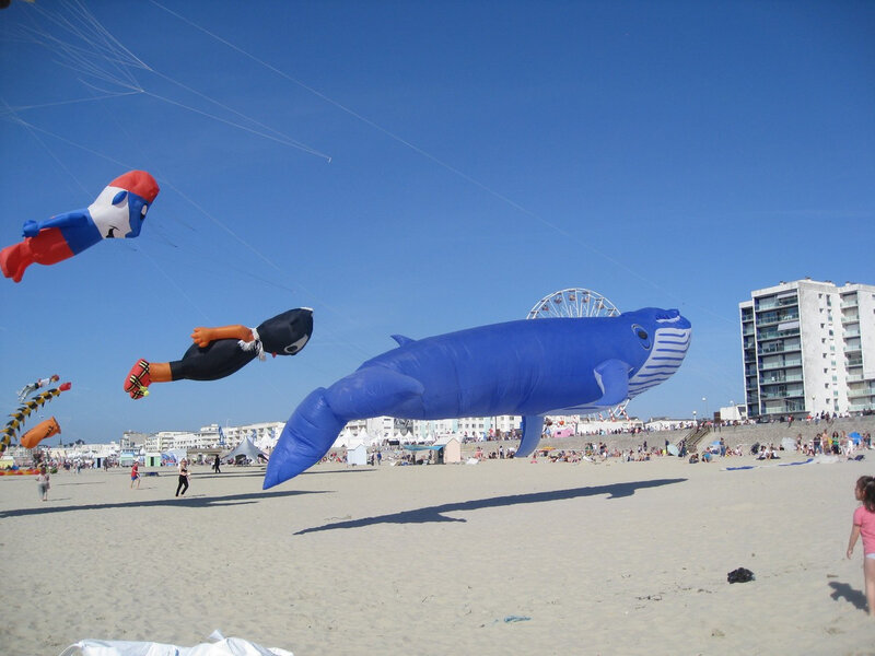 Berck sur mer, les cerfs-volants