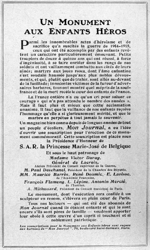 Projet monum Paris