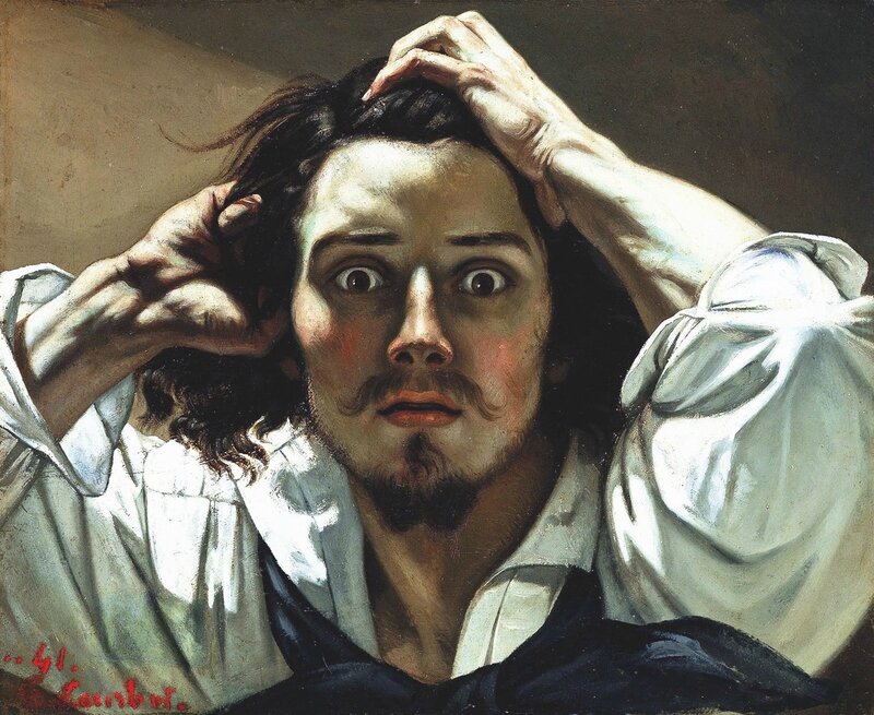 Courbet, Le Désespéré (vers 1843)