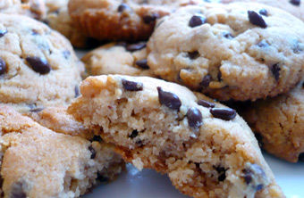 recettes Cookies aux speculoos et aux pépites de chocolat