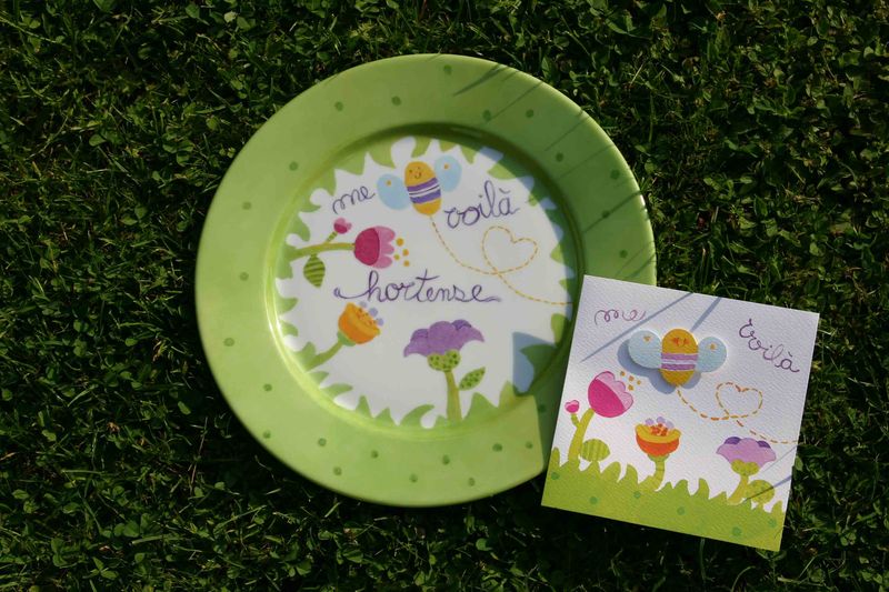 Hortense, une petite fille en fleur.