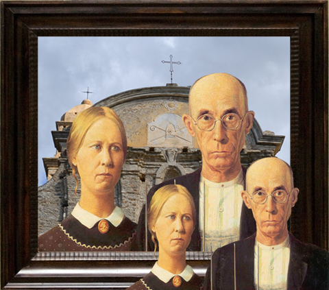 Grant Wood American Gothic Obsession Two