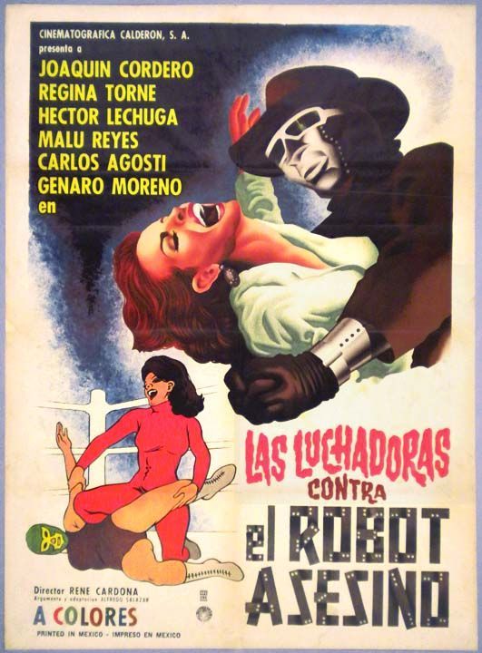 luchadorasvselrobot-poster